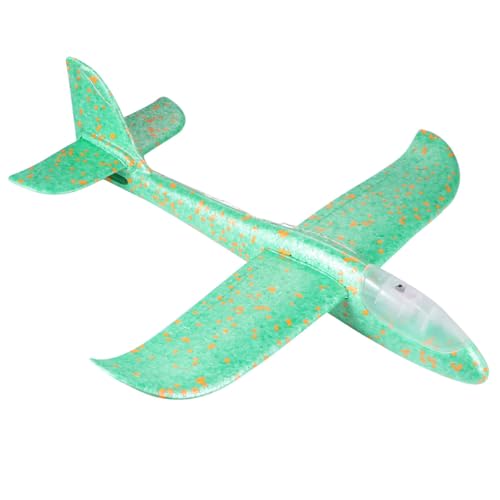 JOINPAYA Pädagogisches Kinderspielzeugflugzeug 48x48cm Epp-Schaum Handwurf Segelflugzeug Lichter Aerodynamisches Kinder-Outdoor-Flugzeug Zufällige Farbe von JOINPAYA