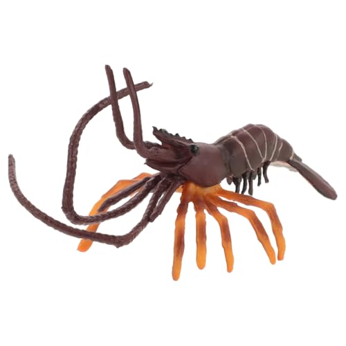 JOINPAYA Garnelenmodell Aus Kunststoff Spielzeug-Simulation Garnelenfigur Realistische Garnelenfigur Für Aquarien Jungen Und Mädchen Lernspielzeug M-3184 Garnelen von JOINPAYA
