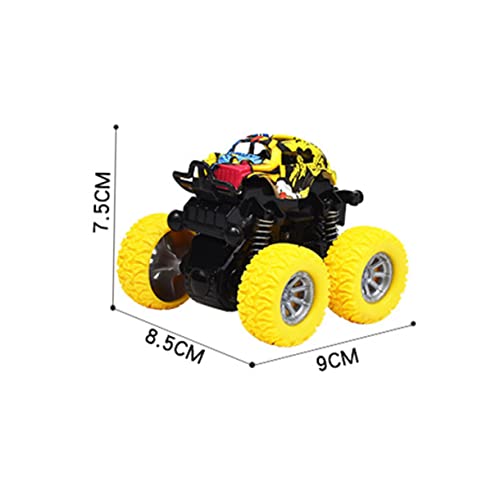 JOINPAYA Gelber Inertia Offroad Fahrzeug Modell Robustes Reibungsgetriebenes Auto Für Vier Rad Antrieb Ideal Für Spielzeugautos Liebhaber Ab 3 Jahren von JOINPAYA
