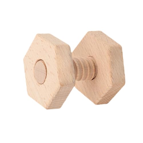 JOINPAYA Handpoliertes Bauspielzeug Aus Holz Für Kinder – Pädagogisches Spielzeug Zum Zuordnen Von Schrauben Und Muttern Zur Verbesserung Der Feinmotorik von JOINPAYA