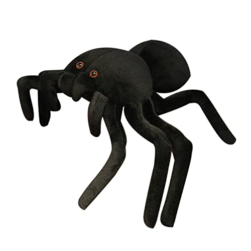 JOINPAYA Giant Spider Plüschspielzeug Realistische Große Spinne aus Premium Plüsch für Kuscheltier und zu Halloween oder Geburtstag Dekorativ für Bett Sofa von JOINPAYA