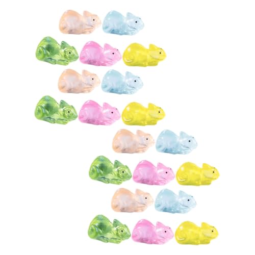 JOINPAYA Glow Dark Lizard Figuren 20 Stücke Mini Harz Eidechsen Für Landschaft Decor von JOINPAYA