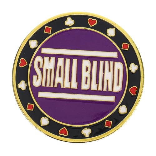 JOINPAYA Große und kleine Jalousien Poker zählen Chips Pokerknöpfe Knopf Tasten kleine Blindknöpfe Die Pokerkarte kartenspiel Poker Chip neuartige Pokermarker Chips- Eisen Violett von JOINPAYA
