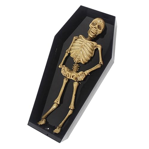 JOINPAYA Gruseliges Tanzender Skelettsarg Halloween-streichspielzeug Halloween-Party-Requisite Skelett Halloween- Black JOINPAYA Gruseliges Tanzender Skelettsarg Halloween-streichspielzeug Halloween-Party-Requisite Skelett Halloween- Black von JOINPAYA