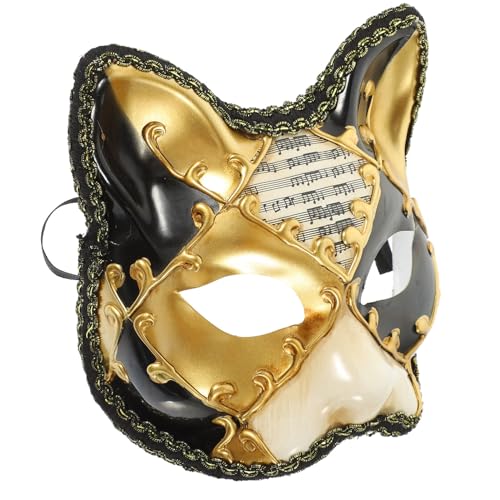 JOINPAYA Halbgesichtige Raubkatzenmaske Cosplay-Maske Kostümparty Halb- tierische Maske Fuchs halloween costume halloween kleidung wiederverwendbare Maske japanische Tiermaske Plastik Black JOINPAYA Halbgesichtige Raubkatzenmaske Cosplay-Maske Kostümparty Halb- tierische Maske Fuchs halloween costume halloween kleidung wiederverwendbare Maske japanische Tiermaske Plastik Black von JOINPAYA