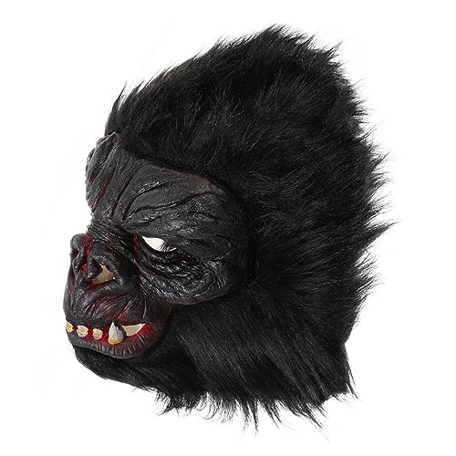 JOINPAYA Halloween Gorilla Kopfmaske Für Erwachsene Gruselige Tiermaske Für Kostümpartys Fotorequisiten Und Halloween Verkleidungen von JOINPAYA