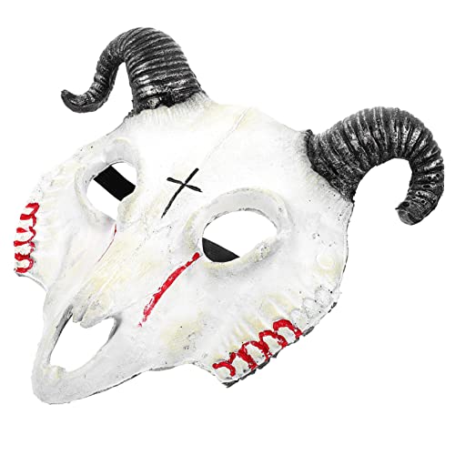 JOINPAYA Halloween Gruselmaske Ziege PU Kopf Kostüm Requisite für Cosplay Party Karneval Erwachsene JOINPAYA Halloween Gruselmaske Ziege PU Kopf Kostüm Requisite für Cosplay Party Karneval Erwachsene von JOINPAYA