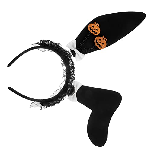 JOINPAYA Halloween Kostüm Haarreif mit Hasenohren Bunny Ohr Haarschmuck für Partys Bühnenaufführungen und Karneval für Verkleidungen und Festlichkeiten von JOINPAYA