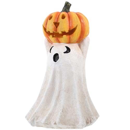 JOINPAYA Geist Hält Kürbisstatue – Halloween-Dekoration Aus Kunstharz – Perfekt Für Zuhause Büro Oder Als Auto-Ausstellung JOINPAYA Geist Hält Kürbisstatue – Halloween-Dekoration Aus Kunstharz – Perfekt Für Zuhause Büro Oder Als Auto-Ausstellung von JOINPAYA
