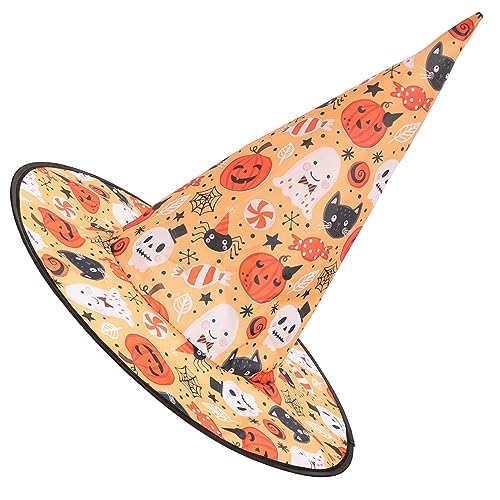 JOINPAYA Cosplay Hexenhut Für Damen Dekorativer Halloween Hut Aus Hochwertigem Material Für Partys Und Karneval Stilvoll Und Vielseitig Einsetzbar von JOINPAYA