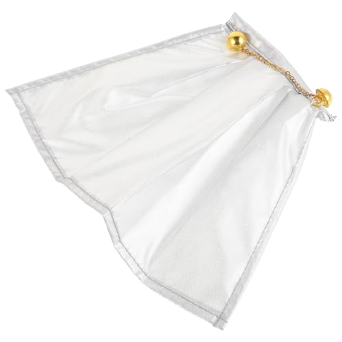 JOINPAYA Handmodell puppenkleiderschrank Puppen DIY Umhang Puppen Umhang sicher für Spielzeugkleidung Puppenmäntel Spielzeugfiguren-Umhang Puppen-Outfit Stoff Silver von JOINPAYA
