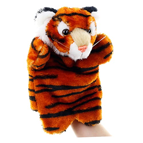 JOINPAYA Handpuppe Geschichtenerzählen Puppenspielzeug Tigerpuppe Handpuppe für Kleinkinder Interaktiv von JOINPAYA