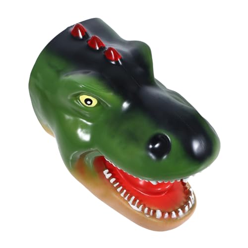 JOINPAYA Handpuppe Handtierpuppen Puppenspielzeug Rollenspiel Handtierspielzeug Puppen Mit Beweglichem Mund Kinderhandpuppe Interaktives Handspielzeug Gummi Grün von JOINPAYA