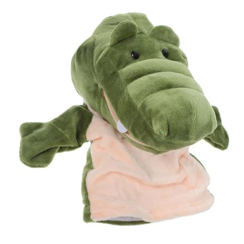 JOINPAYA Handpuppe Krokodil Plüsch Tierhandpuppe mit Beweglichem Mund Interaktives Lernspielzeug für Eltern-Junge Mädchen-Spiel und Frühkindliche Sanft und Bequem für Kleinkinder von JOINPAYA
