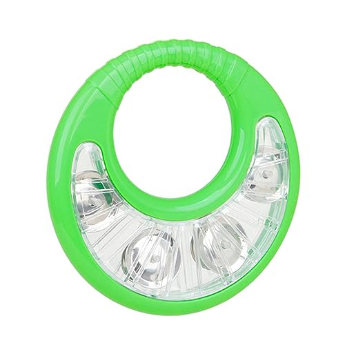 JOINPAYA Handtrommel Tamburine für Wackelspielzeug für Babys zum Händeschütteln für Babys Rasseltrommel für Trommel Plastik Green JOINPAYA Handtrommel Tamburine für Wackelspielzeug für Babys zum Händeschütteln für Babys Rasseltrommel für Trommel Plastik Green von JOINPAYA