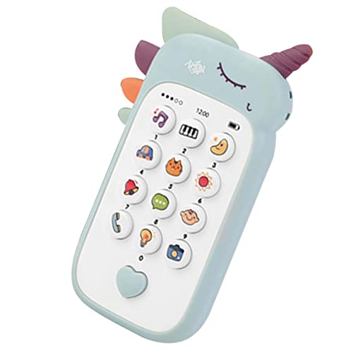 JOINPAYA Kindertelefon Zum Spielen Handy Für Handyspielzeug Musik Klingt Entzückendes Cartoon-Telefon Pädagogisches Telefonspielzeug Musikspielzeug Handy Beiß Sky-Blue Plastik Kauspielzeug Baby JOINPAYA Kindertelefon Zum Spielen Handy Für Handyspielzeug Musik Klingt Entzückendes Cartoon-Telefon Pädagogisches Telefonspielzeug Musikspielzeug Handy Beiß Sky-Blue Plastik Kauspielzeug Baby von JOINPAYA