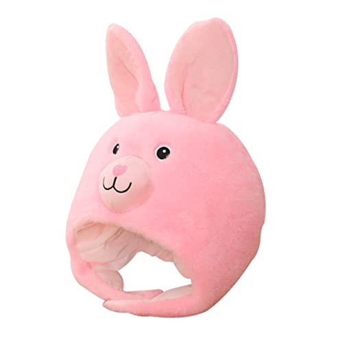 JOINPAYA Niedliche Häschenmütze Osterhasenmütze mit Ohren Weiche Kopfbedeckung Aus Plüsch Haar-accessoire für Cosplay Als Party-dekoration von JOINPAYA