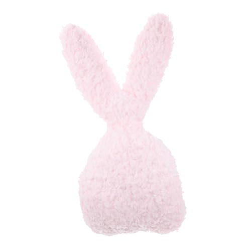JOINPAYA Hasenpuppe Hasen Kuscheltier hasenfiguren plüschhase plüschosterhasen Bunny Aber babygeschenke weißer Häschenplüsch Kleiner Hase Plüsch PP Baumwolle Rosa von JOINPAYA