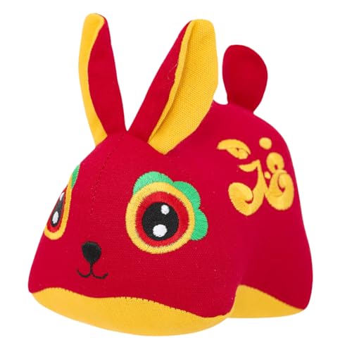 JOINPAYA Hasenpuppe aus Stoff Kuscheltier für Toys für Babys kauspielzeug Plüsch klein Kawaii Hasenspielzeug verschleißfestes Kinderspielzeug rot von JOINPAYA