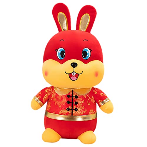 JOINPAYA Hasenpuppe des Neuen Jahres Sachen Figur Zur Bereicherung Von Kaninchen Knuddelig Karikatur Plüschtiere Kaninchengefüllter Plüschhasenpuppe Kristallsamt Rot JOINPAYA Hasenpuppe des Neuen Jahres Sachen Figur Zur Bereicherung Von Kaninchen Knuddelig Karikatur Plüschtiere Kaninchengefüllter Plüschhasenpuppe Kristallsamt Rot von JOINPAYA