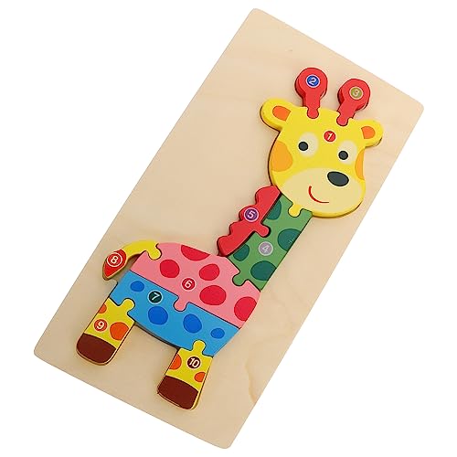 JOINPAYA Holz Giraffen Puzzle für Kleinkinder Kognitives Fähigkeiten Puzzle für Ab Jahr Sicheres und Kreatives Lernspielzeug aus Holz JOINPAYA Holz Giraffen Puzzle für Kleinkinder Kognitives Fähigkeiten Puzzle für Ab Jahr Sicheres und Kreatives Lernspielzeug aus Holz von JOINPAYA