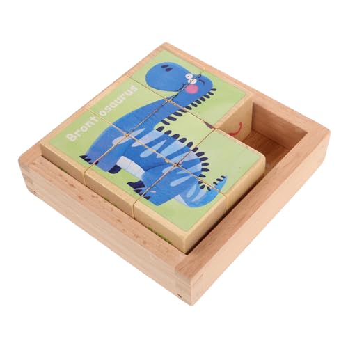 JOINPAYA Holz Puzzle Blöcke kinderspielzeug holzspielzeug Dinosaurier Puzzle Eltern- -Interaktion Dinosaurier-Kleinkindspielzeug Vorschulspielzeug hölzern von JOINPAYA