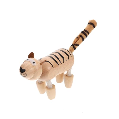 JOINPAYA Holz Tierfigur Kreatives Deko Element Für Kinderzimmer Realistische Simulationstiere Aus Sicherem Holz Pädagogisches Für Kleine von JOINPAYA