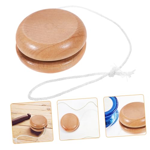 JOINPAYA Holz Yo Yo Unisex Langlebig und Handgefertigt Pädagogisches Drehspielzeug für Erwachsene für Outdoor und Party Fördert Geschicklichkeit und Soziale Interaktion von JOINPAYA