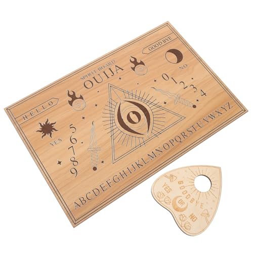 JOINPAYA Holz pendelbrett Natürliche Holzfarbe Glatte Oberfläche Spirituelles Divinations Wahrsage Board für Zuhause Handgefertigte Dekoration mit Mystischer Atmosphäre für Wicca und JOINPAYA Holz pendelbrett Natürliche Holzfarbe Glatte Oberfläche Spirituelles Divinations Wahrsage Board für Zuhause Handgefertigte Dekoration mit Mystischer Atmosphäre für Wicca und von JOINPAYA