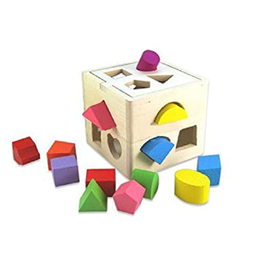 JOINPAYA Buntes Geometrisches Baustein-Set Lernspielzeug Aus Holz Für Kleinkinder 14 2 X 14 2 X 12 2 cm Form Und Farbe JOINPAYA Buntes Geometrisches Baustein-Set Lernspielzeug Aus Holz Für Kleinkinder 14 2 X 14 2 X 12 2 cm Form Und Farbe von JOINPAYA