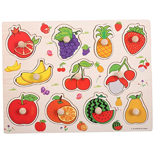 JOINPAYA Holzpuzzle für Kleinkinder Pädagogisches Lernspielzeug für Frühes Lernen Teiliges mit Obstmotiven Sicheres Eltern Junge Mädchen JOINPAYA Holzpuzzle für Kleinkinder Pädagogisches Lernspielzeug für Frühes Lernen Teiliges mit Obstmotiven Sicheres Eltern Junge Mädchen von JOINPAYA