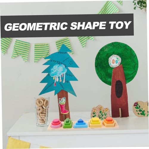 JOINPAYA Holzspielzeug Geometrische Formen mit Bunten Farben Stabiles Sortierspielzeug für Pädagogisches Zuordnungsspiel aus Natürlichem Holz Fördert Farberkennung und Kreativität JOINPAYA Holzspielzeug Geometrische Formen mit Bunten Farben Stabiles Sortierspielzeug für Pädagogisches Zuordnungsspiel aus Natürlichem Holz Fördert Farberkennung und Kreativität von JOINPAYA