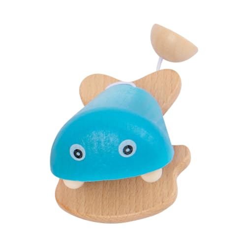 JOINPAYA Holzspielzeug Musikinstrument Für Bunte Fischmuster Kastagnetten Aus Handgefertigtes Für Kleinkinder Spaßiges Und Liebevolles Lernspielzeug von JOINPAYA