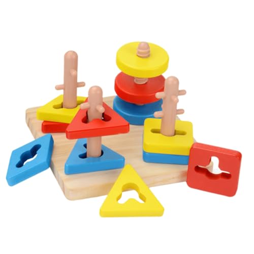 JOINPAYA Holzspielzeug Set Mit Geometrischen Formen Pädagogisches Jigsaw Puzzle Für Lernspielzeug Zur Von Kreativität Und Problemlösungsfähigkeiten Ideales Für JOINPAYA Holzspielzeug Set Mit Geometrischen Formen Pädagogisches Jigsaw Puzzle Für Lernspielzeug Zur Von Kreativität Und Problemlösungsfähigkeiten Ideales Für von JOINPAYA