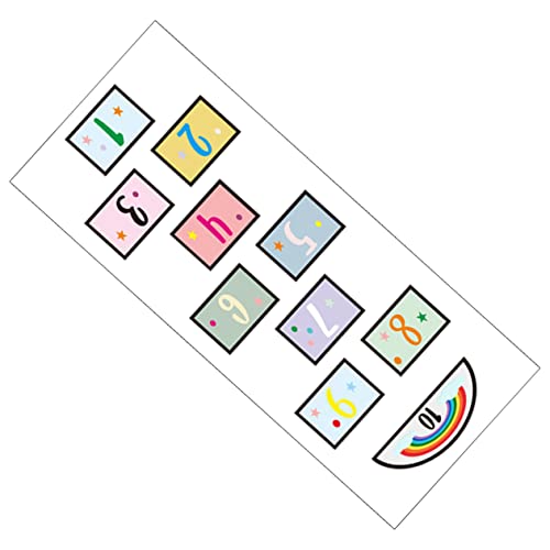 JOINPAYA Hopscotch Spielbodenaufkleber Für Kinderzimmer Gitterbodenaufkleber Für Kreative Spielstunden Dekorative Bodensticker Für Kinderzimmergestaltung Und Spaß von JOINPAYA