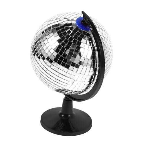 JOINPAYA Disco Für Schreibtischdekoration Reflektierender Drehbarer Tischdeko Für Kreative Und Silber von JOINPAYA