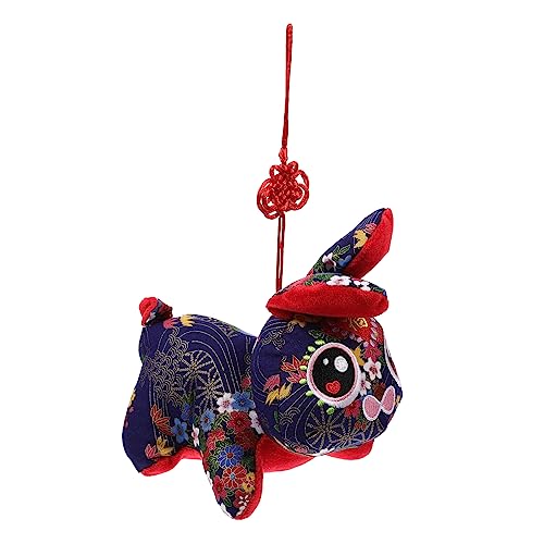 JOINPAYA Kaninchen-anhänger Jahr Der Kaninchen-Maskottchen-Puppe Tier Stofftier Neujahr Ausgestopftes Hasen-Maskottchen- Plüschtier Jahr des Hasenspielzeugs Blue Pp Baumwolle JOINPAYA Kaninchen-anhänger Jahr Der Kaninchen-Maskottchen-Puppe Tier Stofftier Neujahr Ausgestopftes Hasen-Maskottchen- Plüschtier Jahr des Hasenspielzeugs Blue Pp Baumwolle von JOINPAYA