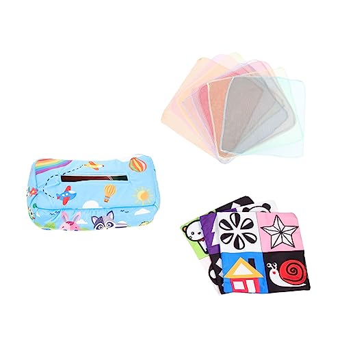 JOINPAYA Kasten Lernspielzeug für interaktives plüschtier Plush Toy Neugeborenes kontrastreiches Babyspielzeug Interaktives sensorisches Kleinkind zubehör JOINPAYA Kasten Lernspielzeug für interaktives plüschtier Plush Toy Neugeborenes kontrastreiches Babyspielzeug Interaktives sensorisches Kleinkind zubehör von JOINPAYA