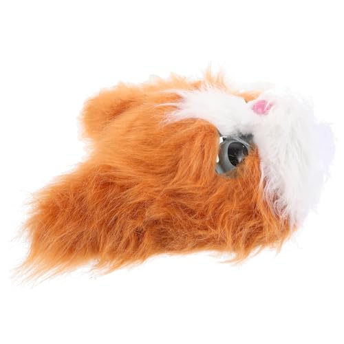 JOINPAYA Realistische Katzenmaske Aus Plüsch Entzückende Pelzige Katzenkopfbedeckung für Erwachsene Jungen und Mädchen für Halloween-kostümpartys von JOINPAYA