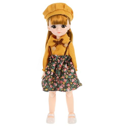 JOINPAYA Kinderpuppen Outfit Mädchen Zeug Plüsch Kommt Kleidung Süße Puppe Mini-bjd-Puppe Colorful Kunststoff JOINPAYA Kinderpuppen Outfit Mädchen Zeug Plüsch Kommt Kleidung Süße Puppe Mini-bjd-Puppe Colorful Kunststoff von JOINPAYA