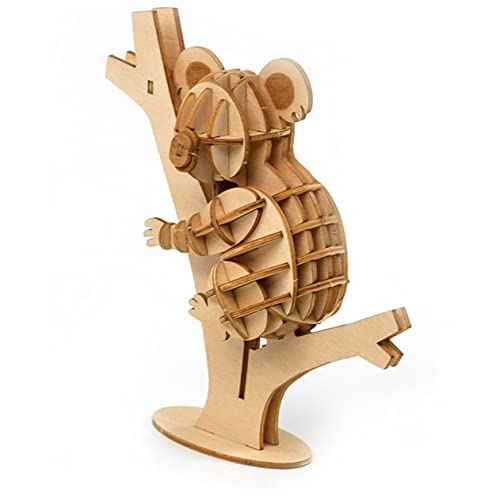 JOINPAYA Handgefertigtes Holzpuzzle Für Jungen Und Mädchen 3D-Puzzle Spielzeug Für Jungen Und Mädchen Tierhandwerk Sicheres Puzzle Für Jungen von JOINPAYA
