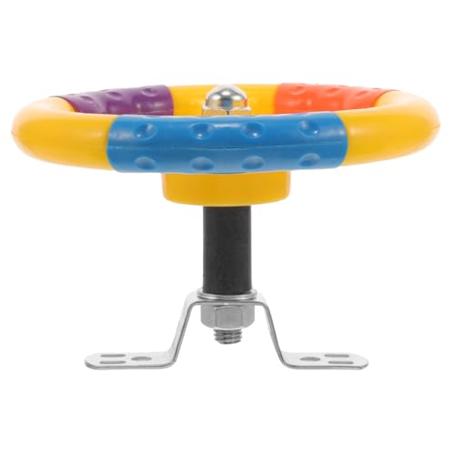 JOINPAYA Kippendes Spielzeuglenkrad für Interaktives Lernspielzeug für Sicheres Autofahren Design Komfortabler Griff Farbenfroh für Spielplätze und Zuhause von JOINPAYA