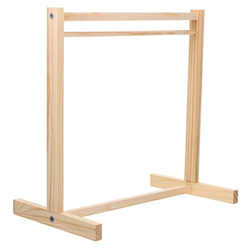 JOINPAYA Kleiderbügel minimal Kommode Kleidungsstück Kind puppenkleiderschrank Puppen kleiderständer Flurgarderobe puppenhaus Puppenbekleidungsregal Ständer für Puppenkleider hölzern Khaki von JOINPAYA