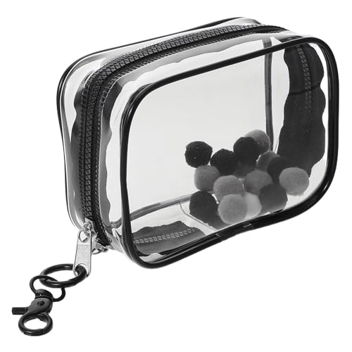 JOINPAYA Kleine Transparente Puppentasche: Mit Schlüsselanhänger Für Plüschtiere – Transparente Puppentasche Mit Reißverschluss – Sammlervitrine, Tragbarer Spielzeugaufbewahrungs-Organizer von JOINPAYA