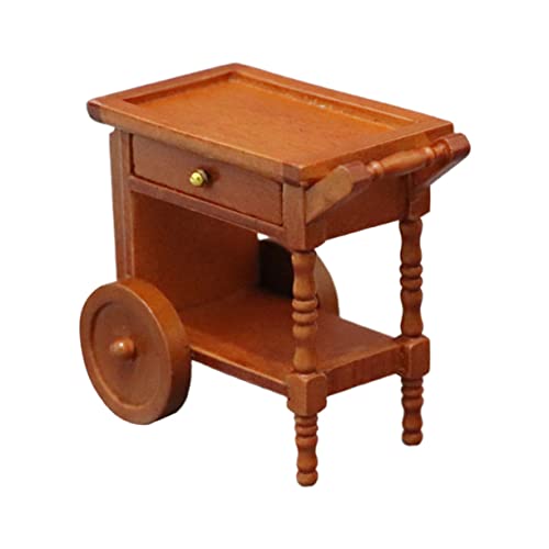 JOINPAYA Kleines Hauszubehör Schubkarre Puppenhausverzierungen Miniatur-Outdoor-Tools Puppenhausdekor Puppenhaus-Layout Speisewagen Modell Getränkewagen Mini-hausverzierung Brown Holz JOINPAYA Kleines Hauszubehör Schubkarre Puppenhausverzierungen Miniatur-Outdoor-Tools Puppenhausdekor Puppenhaus-Layout Speisewagen Modell Getränkewagen Mini-hausverzierung Brown Holz von JOINPAYA