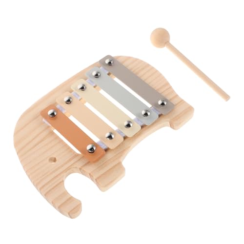 JOINPAYA Kleinkind Xylophon Musical Elefant Holz Schlaginstrument Mit Schlägel Für Musik Bildung Montessori von JOINPAYA