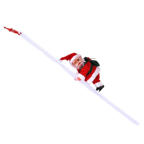 JOINPAYA Kletternder Weihnachtsmann mit Musik Elektrisches Plüschspielzeug Weihnachtsdeko für Klettert die Leiter für Weihnachtsfeiern und Festliche Atmosphären JOINPAYA Kletternder Weihnachtsmann mit Musik Elektrisches Plüschspielzeug Weihnachtsdeko für Klettert die Leiter für Weihnachtsfeiern und Festliche Atmosphären von JOINPAYA