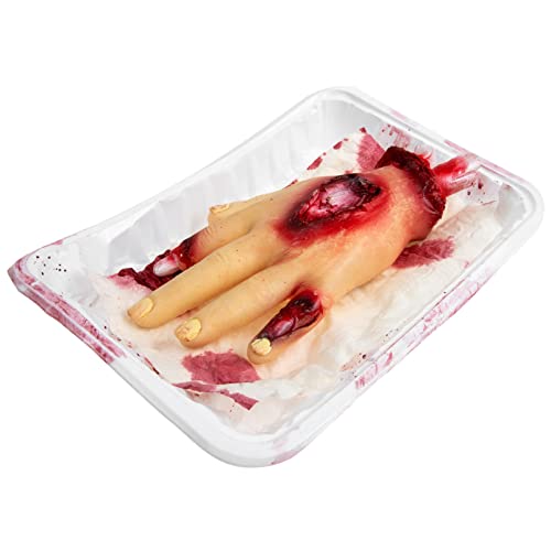 JOINPAYA Kniffliges Halloween-Requisite Gruselig Gefälscht Aufkleber Skelett Körper Horror Blutige Hand Halloween-Augen Blutige Zombiehand Ding Unheimlich Weiß Plastik JOINPAYA Kniffliges Halloween-Requisite Gruselig Gefälscht Aufkleber Skelett Körper Horror Blutige Hand Halloween-Augen Blutige Zombiehand Ding Unheimlich Weiß Plastik von JOINPAYA
