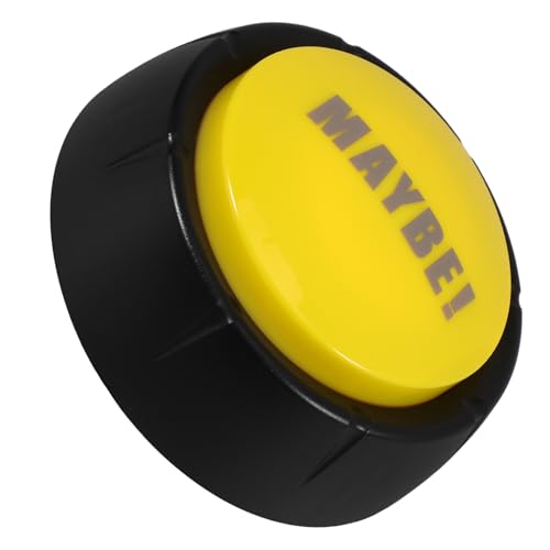 JOINPAYA Kniffliges Spiel Summer Katzenknöpfe Für Die Kommunikation Dinosaurier-fingerspielzeug Zappelei Für Zappeln Ja Nein Taste Mit Ton Fernstecker Knopf Horn Yellow Abs von JOINPAYA