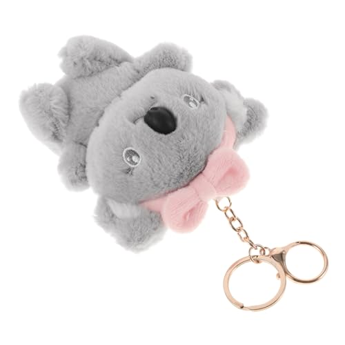 JOINPAYA Koala-Anhänger Plüsch-Koala-Schlüsselanhänger Schlüsselanhänger süß Schlüsselbund Koala plüschtier Koala schlüsselanhänger Koala-Puppen-Schlüsselanhänger Plüschschlüsselkette Grey von JOINPAYA